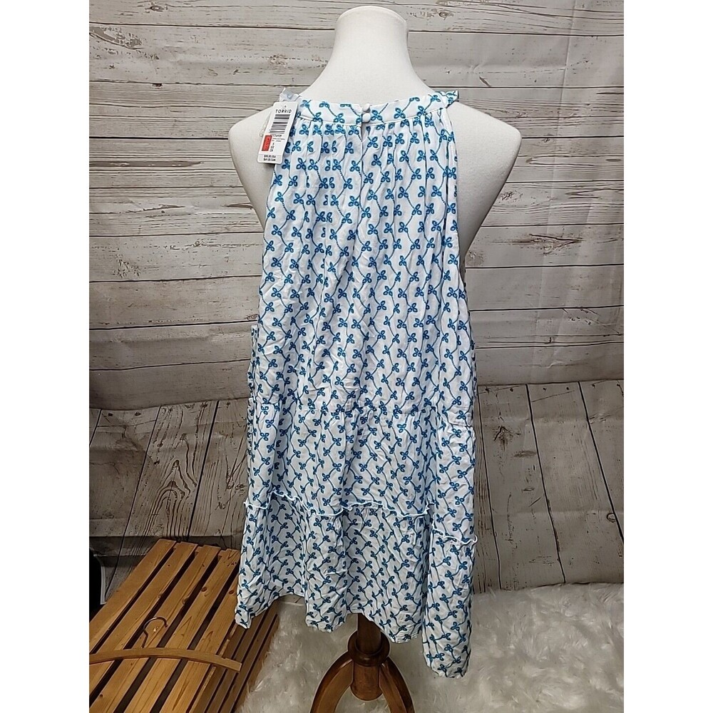 Torrid Blue and White Tank Top - Picture 2 of 8